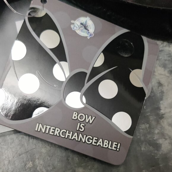 Disney Maleficent Bow for Minnie Mouse Ears Headband - New with Tag - Picture 6 of 9